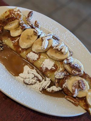 Banana Maple Pecan Crepe, came complimentary when they accidentally made an extra order. We lucked out on an awesome server.