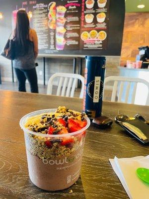 $14..PB Lovers Açaí Bowl..I love the huge servings at this place.