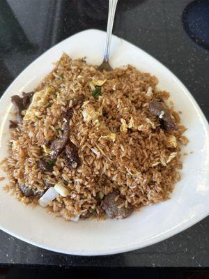 Chinese Fried Rice with Beef