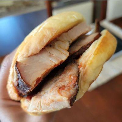 Bbq turkey sandwich