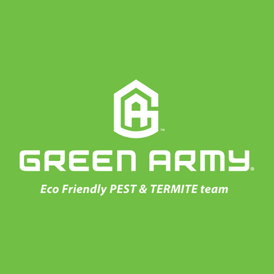 Green Army Pest Logo