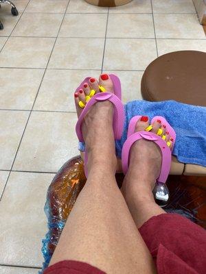 Pedicure.