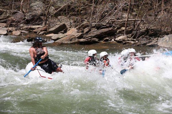 Rafting the Occoee river