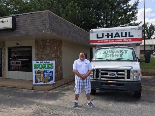 We are an authorized UHAUL dealer.