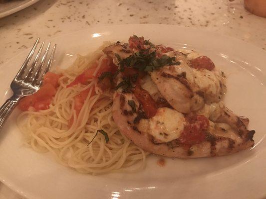 "Healthy" chicken parm. My favorite here