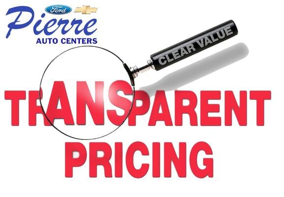 Transparent Pricing