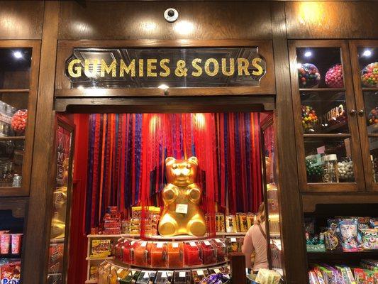 The gummies and sours room!!!!