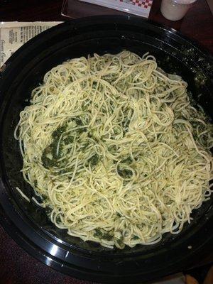 Pasta with Basil Pesto Sauce