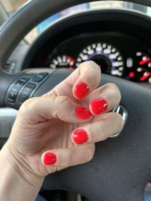 Perfect gel manicure