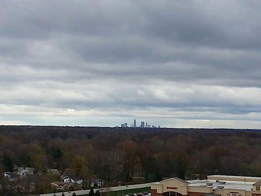 The autumn view from the North side.