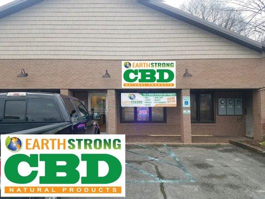 Earth Strong Natural CBD Store.  Local CBD shop.