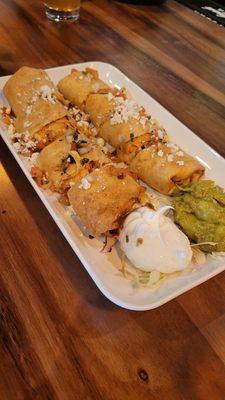 Chicken taquitos.