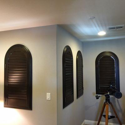 Hunter Douglas Heritance hard wood shutters