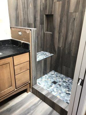 Master shower in Boulder