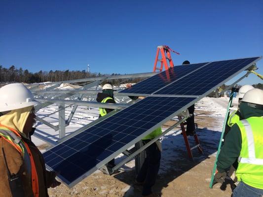 Solar farm in Plymouth, MA