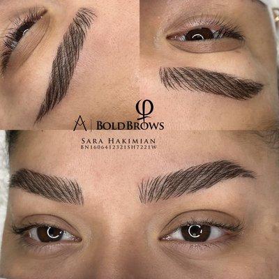 Bold brow done by Sara