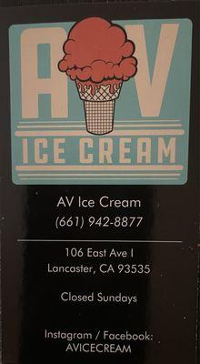 AV Ice Cream