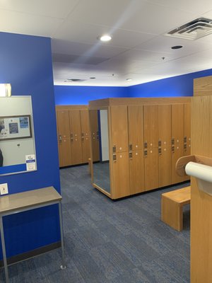 Our beautiful locker rooms