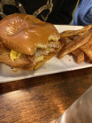 Breaded Tenderloin with fries