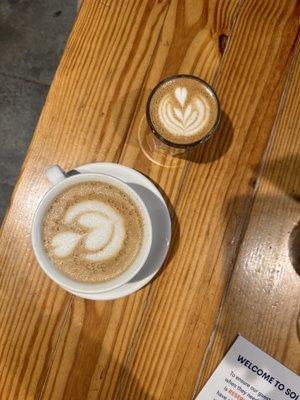 Cappuccino & Cortado