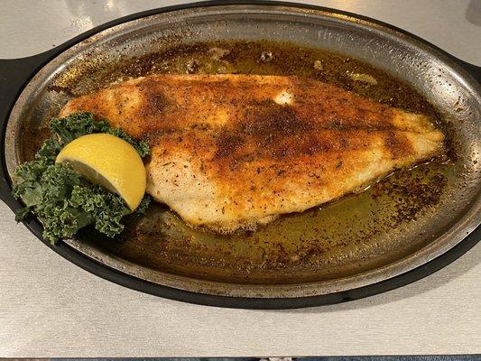 Blackened Flounder.