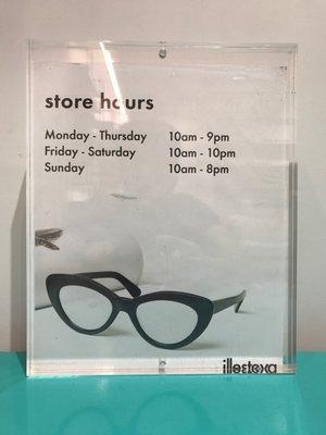 Store hours