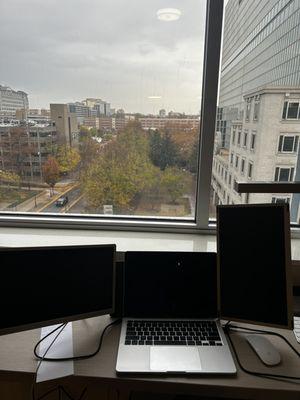 View from the desk