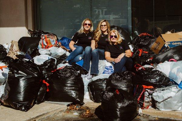 Annual Clothing Donation Drive for the Ashlee Check Team