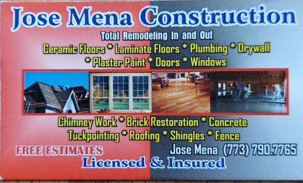 Jose Mena Construction