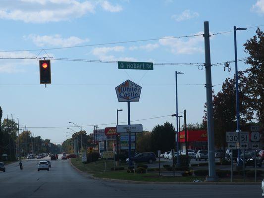 Signage on Ridge Road.