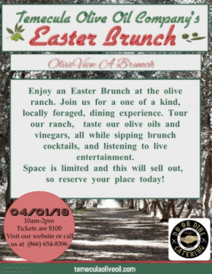 Book Easter Brunch!