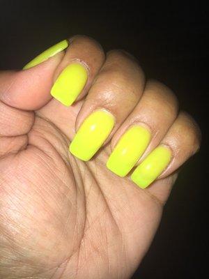 Thin/see through nails(2 dips)