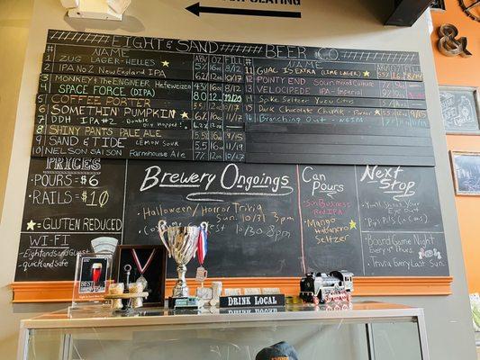 What's on tap