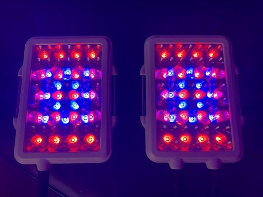 Light therapy is also available.  Light has been found to help increase energy, decrease heal time and kill off bugs/germs and viruses.