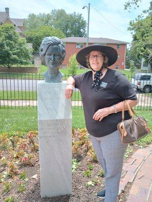 Bust of First Lady Betty Ford.