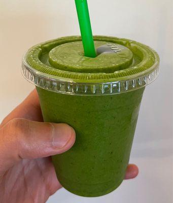 My incredibly delicious daily green smoothie. Best juice I've ever had. Omg!