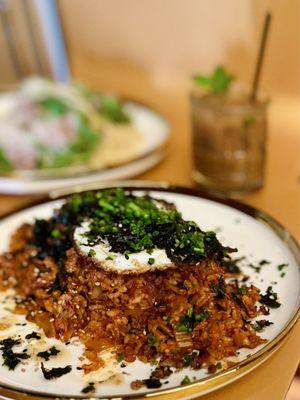 Mentaiko Kimchi Fried Rice