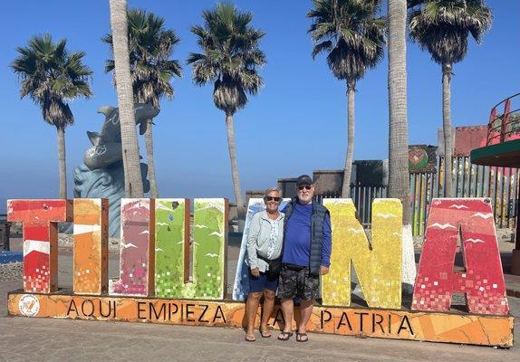 A colorful visit to the border wall on the Mexican side. Later we drove 30 minutes south to Puerto Nuevo for a lobster lunch.