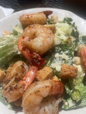 Small shrimp Cesar salad