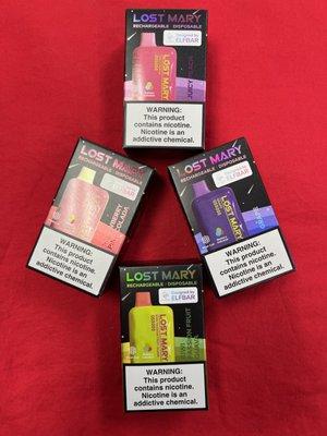 We have all kinds of different disposable vapes like Elf Bar,Fume,Hyde,Lostmary,ETC