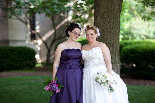 Sandy did my hair as well as my Maid of Honors!