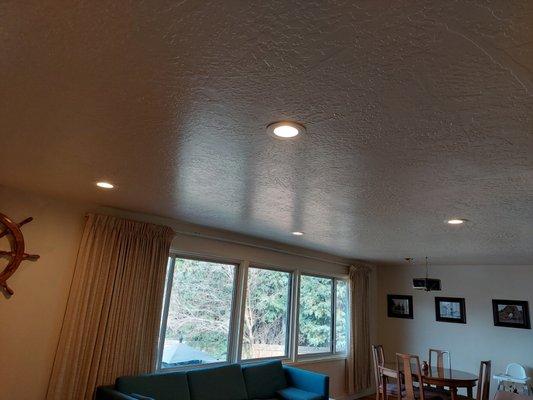 Led trim can light installation