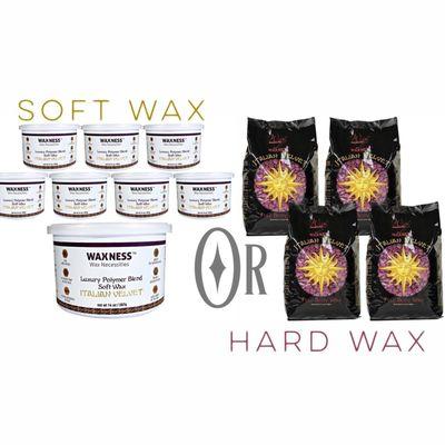 HUGE selection of wax - no matter your preference, we've got the perfect wax for your business!