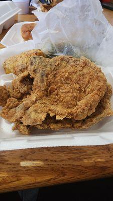 Fried pork chops