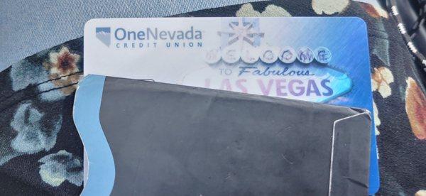 New Welcome to Las Vegas design for my ATM card..free!