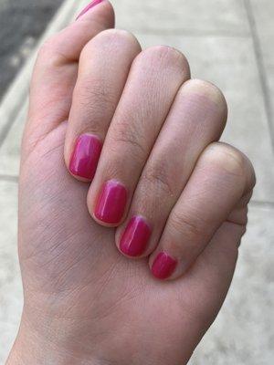 Gel manicure