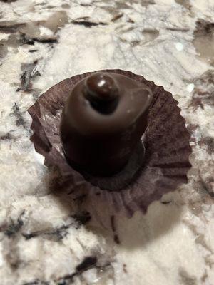 Dark chocolate espresso truffle~