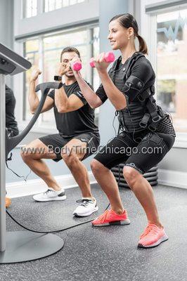 Fast Weight Loss Workout Gym EMS Fitness Studio Chicago  Body Time Chicago  body toning Increase muscle workout Body Time Chicago 2924 N L