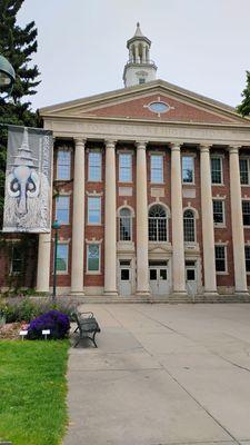 Gregory Allicar Museum of Art is located in the building that says Fort Collins High School on the front  10-11-2024