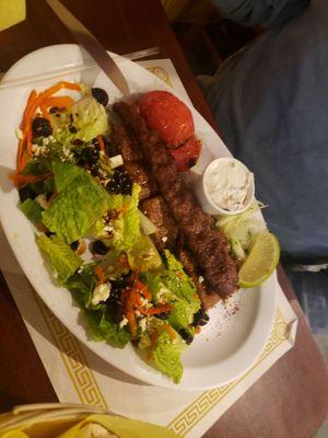 Beef kebabs